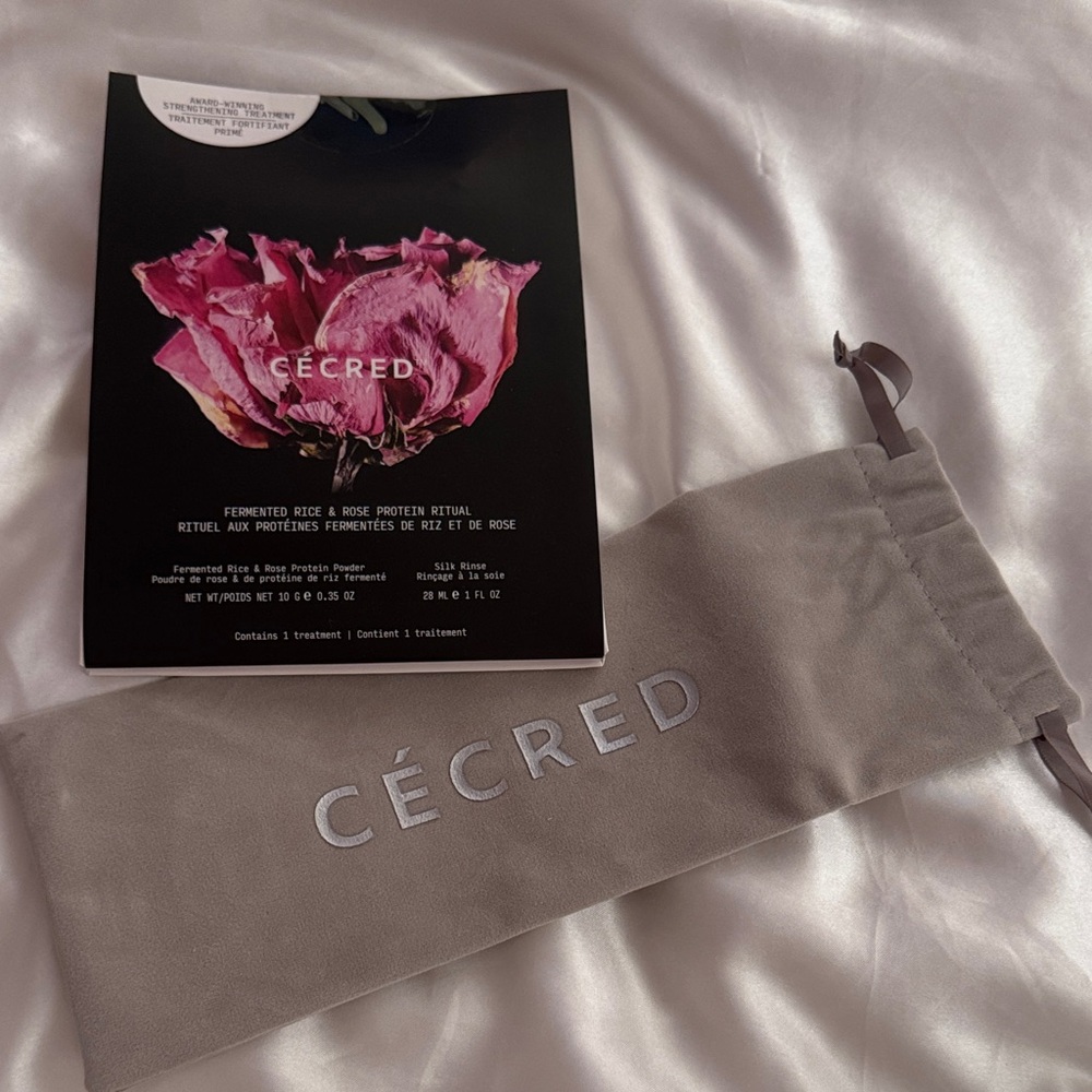 CÉCRED FERMENTED RICE & ROSE PROTEIN RITUAL 1 Set Plus Pouch